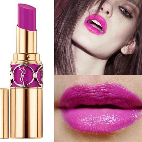 YSL fuchsia lips